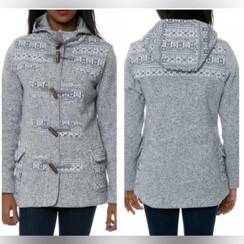 Patagonia Grey Better Sweater Icelandic Fleece Coat Size Small